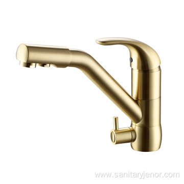 Classic Brass Black Kitchen Drinking Water Faucet